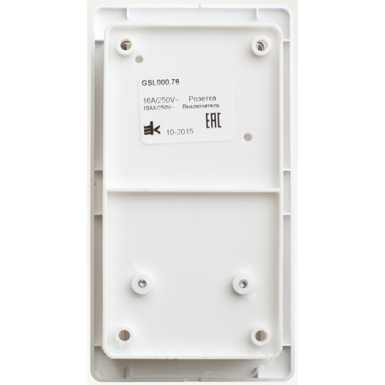 Блок «Schneider Electric» Glossa, GSL000176, выключатель+розетка