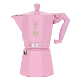 Гейзерная кофеварка Bialetti Moka Exclusive Pink 6 порций (270мл)