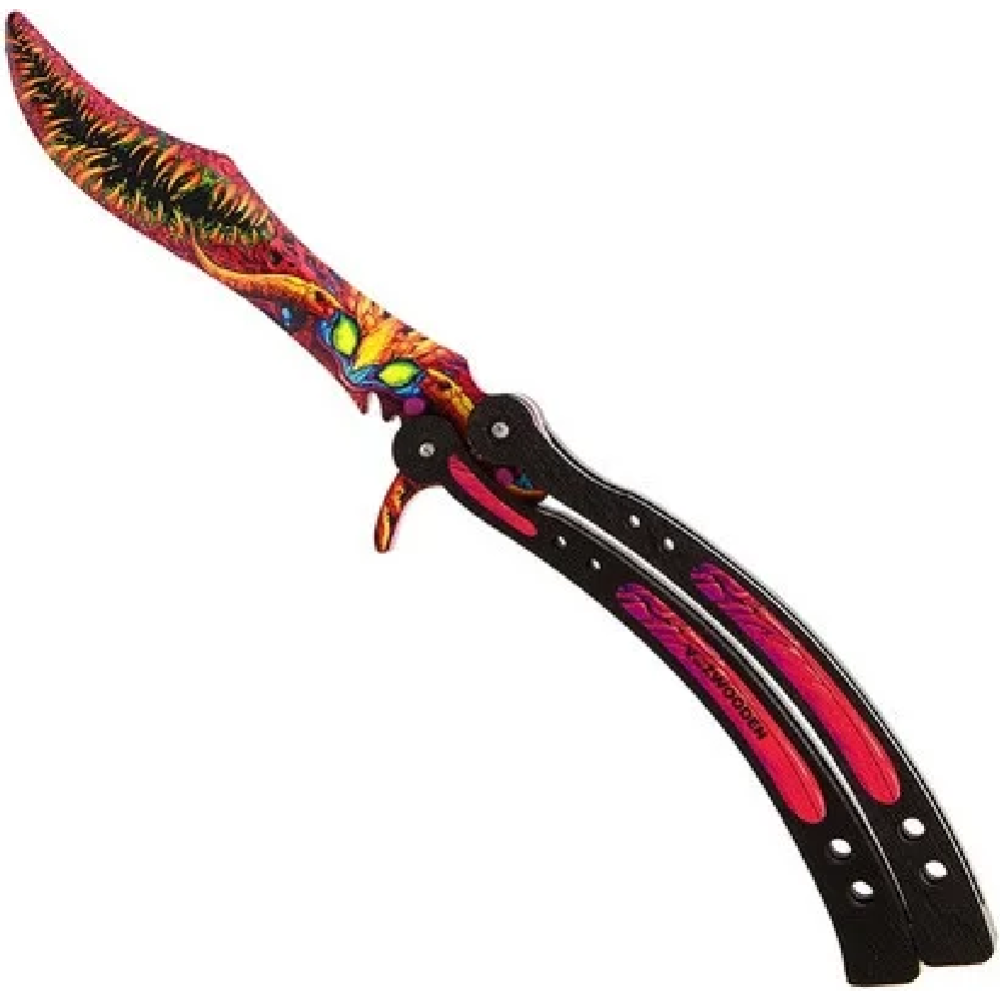 Нож-бабочка игрушечный «VozWooden» Скоростной Зверь, деревянный, 1001-0115