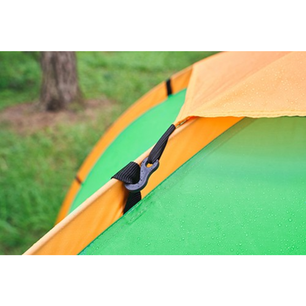 Туристическая палатка «Sundays» Camp 4 ZC-TT042-4, зеленый/желтый