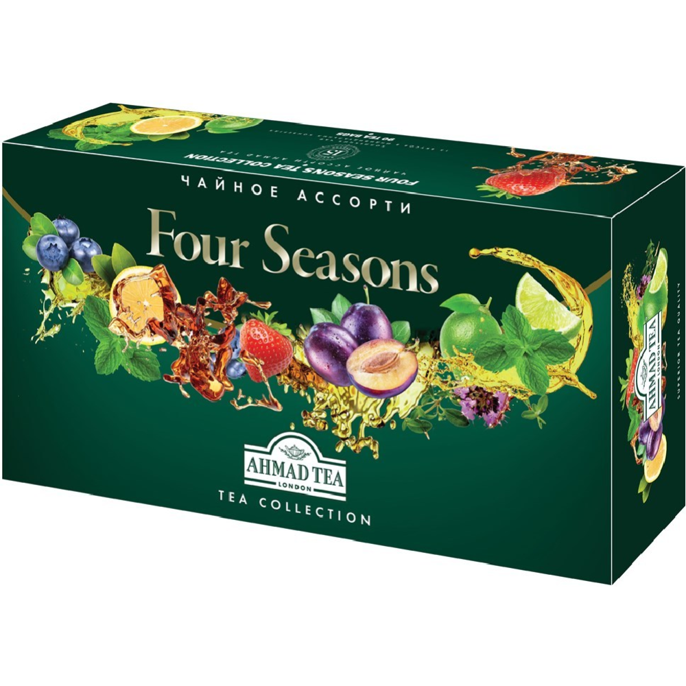 Набор чая «Ahmad Tea» Four Seasons Tea Collection, 160 г #0