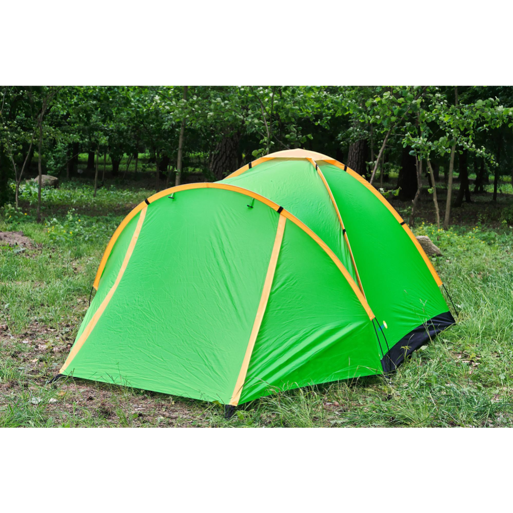 Туристическая палатка «Sundays» ZC-TT042, зеленый/желтый