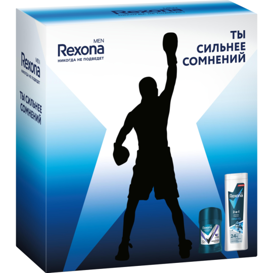 Подарочный набор «Rexona» Men Active Power, дезодорант + гель для душа, 50+180 мл