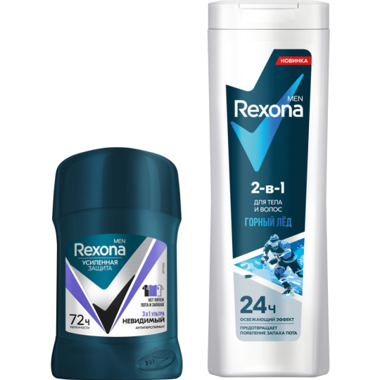 Подарочный набор «Rexona» Men Active Power, дезодорант + гель для душа, 50+180 мл