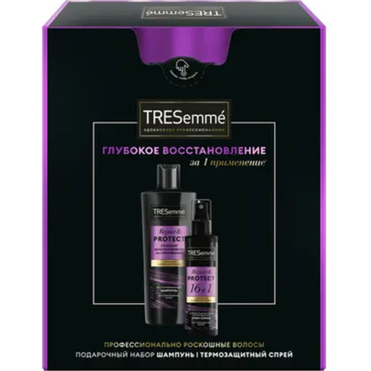 Подарочный набор «Tresemme» Repair&Protect, шампунь для волос + спрей для волос, 230+190 мл