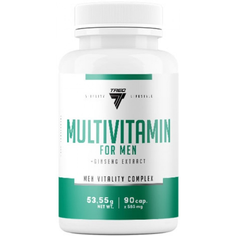 MULTIVITAMIN FOR MEN (МУЛЬТИВИТАМИНЫ ДЛЯ МУЖЧИН) от TREC NUTRITION 90 КАПСУЛ