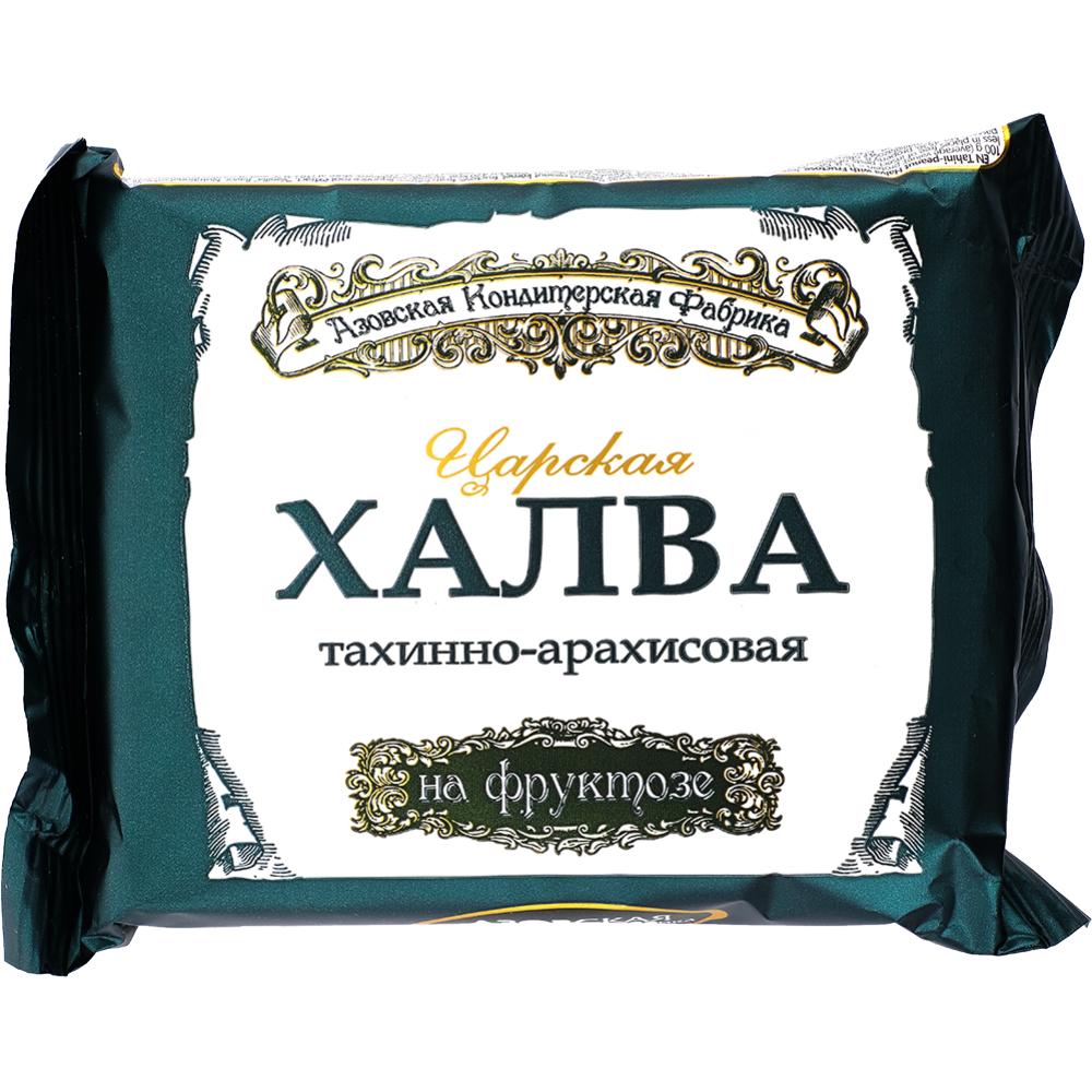 Халва тахинно-арахисовая «Азовская кондитерская фабрика» Царская, 180г #0