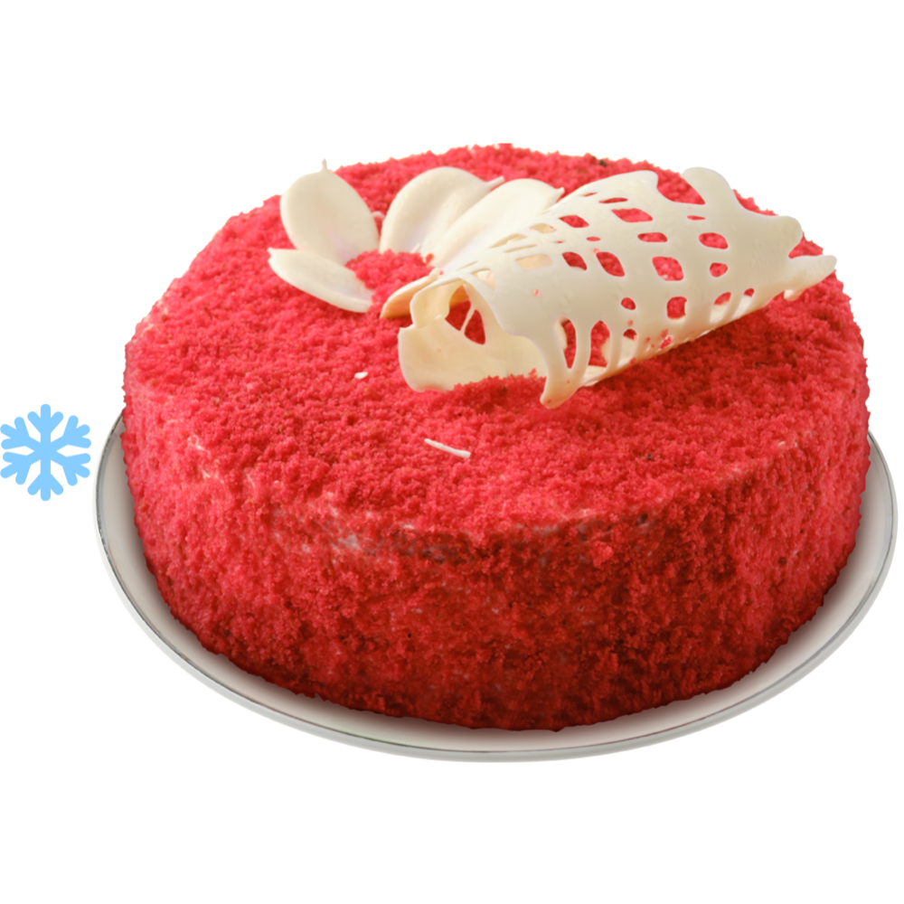 Торт «Красный бархат» замороженный, 900 г #0