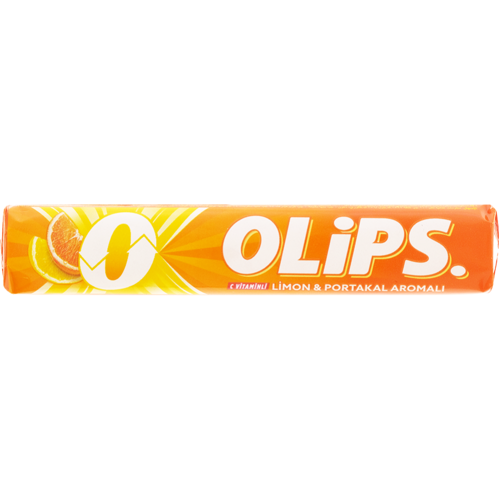 Карамель леденцовая «Olips» со вкусом лимона и апельсина, 28 г #0