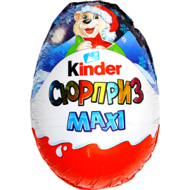 Шоколадное яйцо «Kinder Сюрприз» Зима Maxi, 100 г