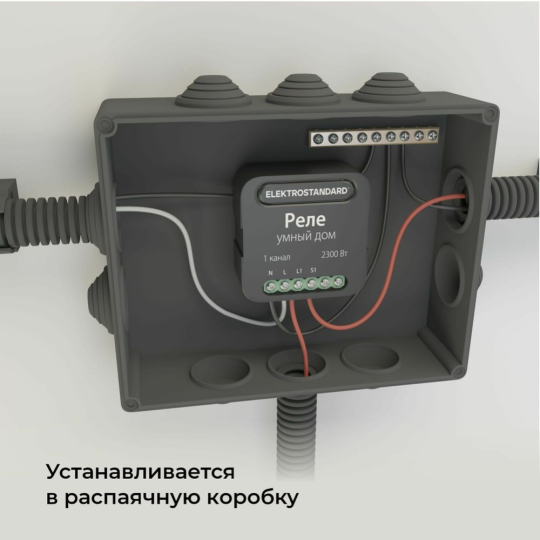 Реле «Elektrostandard» Умный дом, 76006/00, a059324, черный