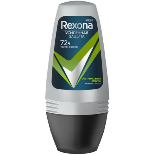 Дезодорант-антиперспирант «Rexona» шариковый, экстремальная защита, 68841156, 50 мл