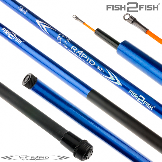 Удилище маховое Fish2Fish Rapid New (10-40) 6,0 м Blue