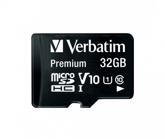 Карта памяти Verbatim Premium MicroSDHC 32Gb 44083 (с адаптером)