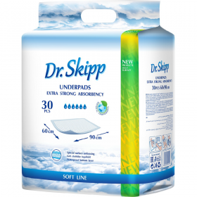 Пе­лен­ки ги­ги­е­ни­че­ские «Dr. Skipp» размер 60х90, 30 шт
