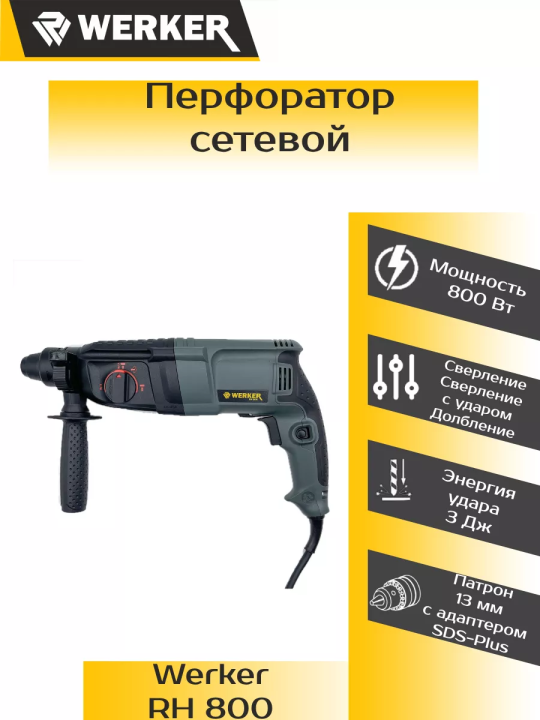 Перфоратор WERKER RH 800