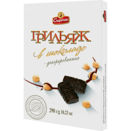 Набор конфет«Спартак» грильяж в шоколаде, 290 г