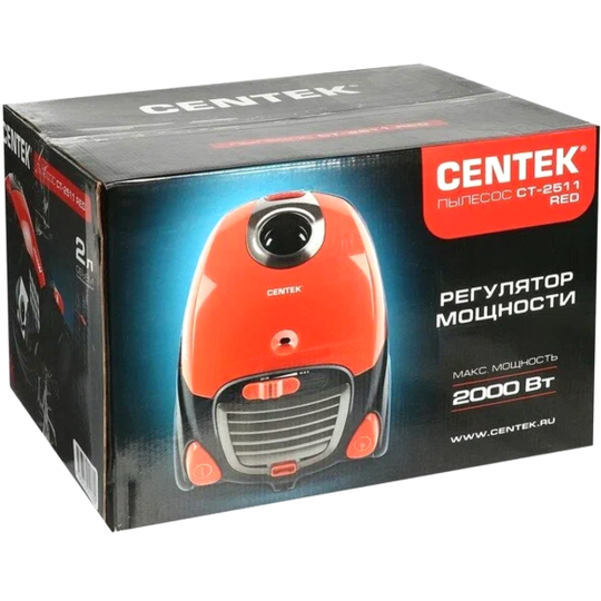 Пылесос «Centek» CT-2511, красный