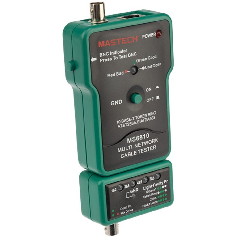 Тестер кабеля «Mastech» MS6810, 13-1222