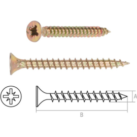 Шуруп «Starfix» SMV2-35460-5, желтый цинк, 5 кг