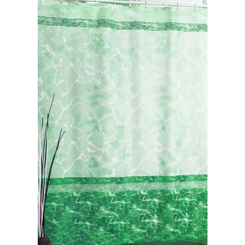 Шторка для ванны «Miranda» Mermer Su Green, 180х200 см