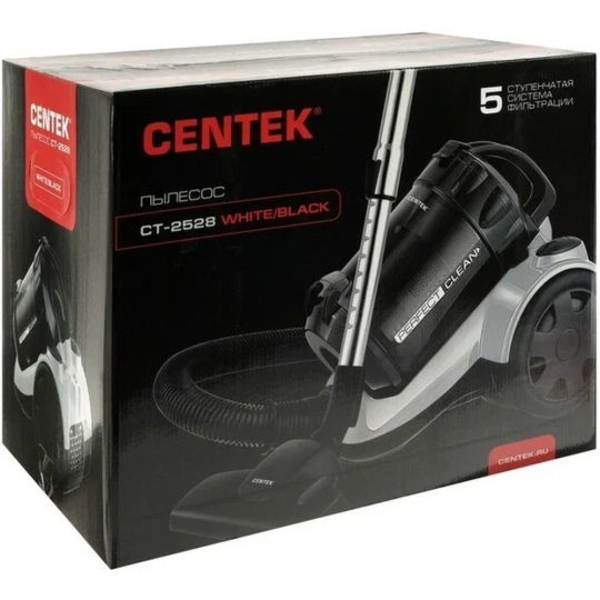 Пылесос «Centek» CT-2528, бело-черный