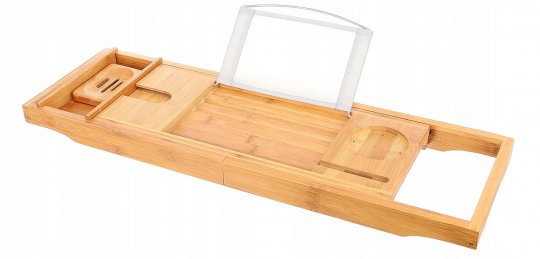 Поднос для ванной BAMBOO BATHUB CADDY TRAY 74,9*23,1 см., бамбук