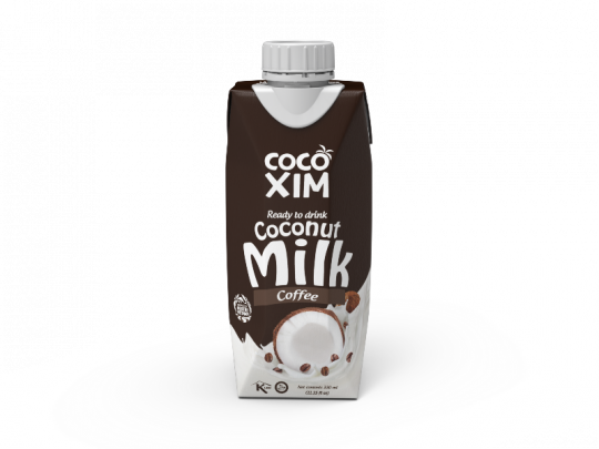 Кокосовое молоко с вьетнамским кофе, 4 упаковки по 330 мл