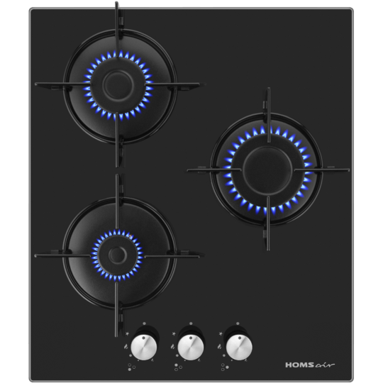 Газовая варочная панель «HOMSair» HGG431BK