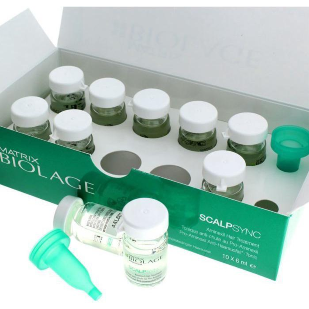 Набор ампул «Matrix» Biolage Scalpsync Pro-Aminexil Anti-Hair Loss Tonic, 10x6мл