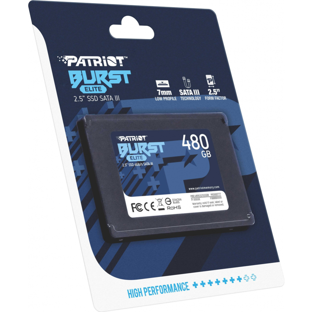 SSD диск «Patriot» PBE480GS25SSDR
