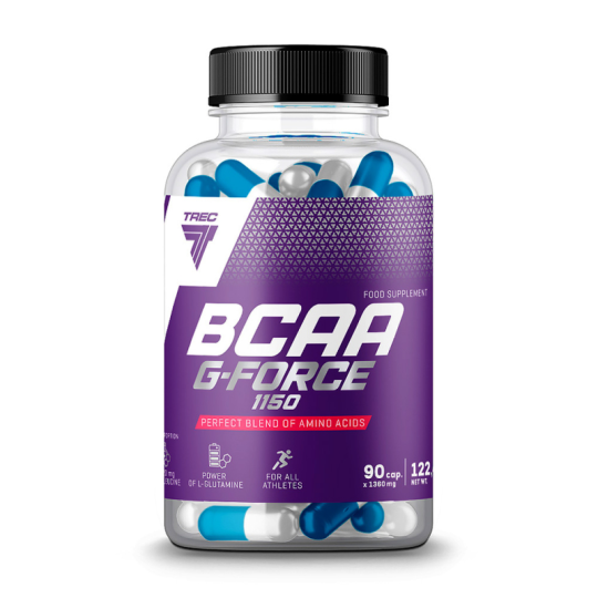 BCAA (БЦАА) G-FORCE TREC NUTRITION, 90 капсул, Польша