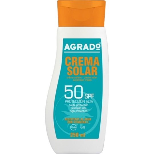 Солнцезащитный крем «Agrado» SPF50, 250 мл