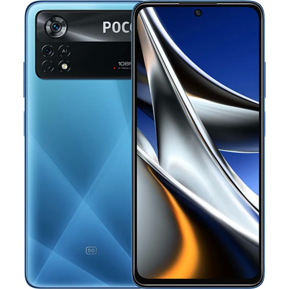 Смартфон «Poco» X4 Pro 5G 8GB/256GB Laser Blue RU, 2201116PG купить в  Минске: недорого, в рассрочку в интернет-магазине Емолл бай