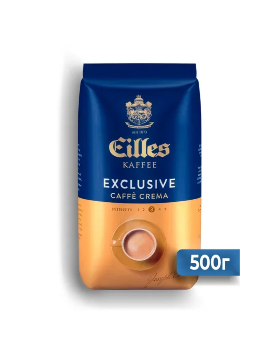 Кофе в зернах Eilles exclusive caffe crema 500гр