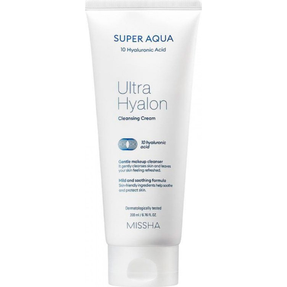 Крем для умывания «Missha» Super Aqua Ultra Hyaluron Cleansing Cream, 200 мл