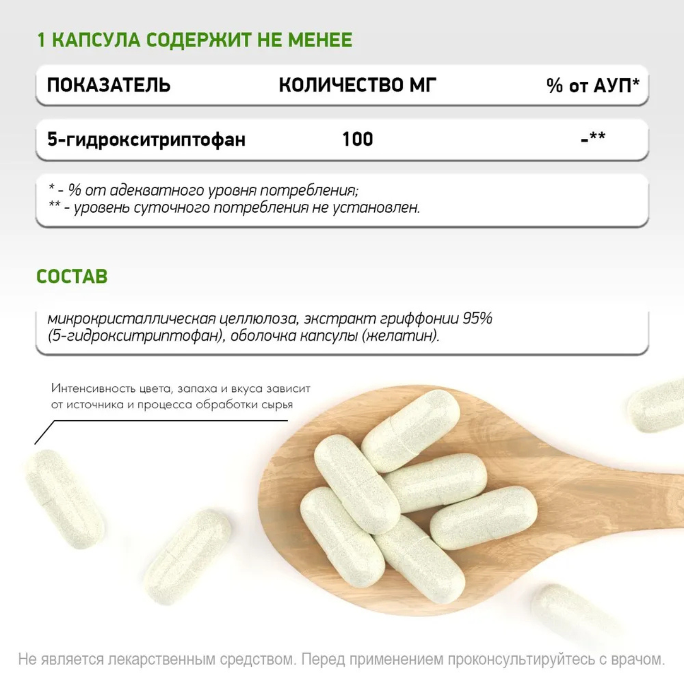 5-HTP (5-ХТП) от NATURALSUPP ( 60 капс)