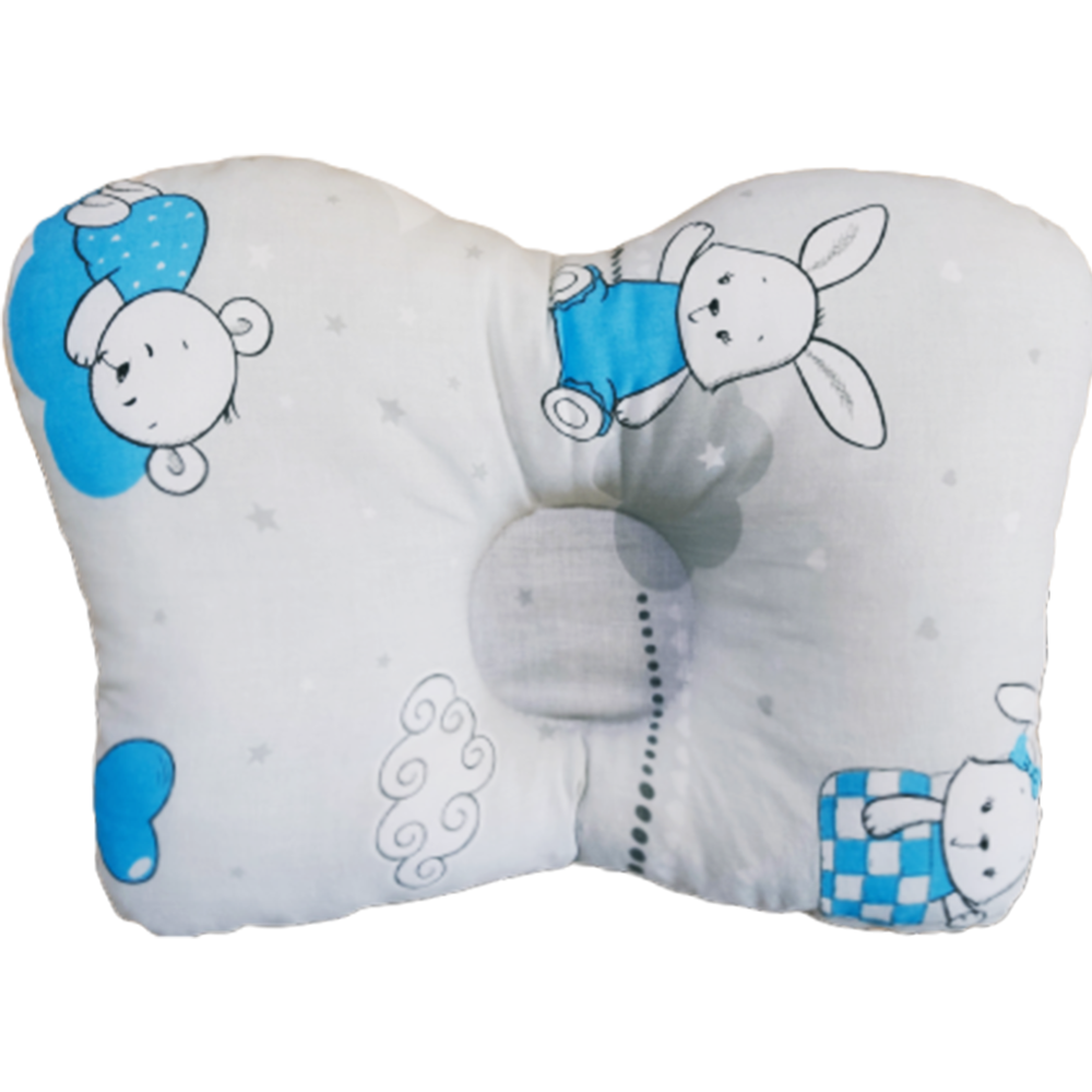 Подушка детская «Баю-Бай» Air, ПШ12Air4, серо-голубой, 35х25 см