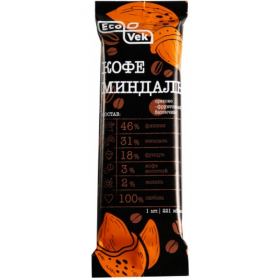 Оре­хо­во-фрук­то­вый ба­тон­чик «Ecovek» кофе-мин­даль, 50 г