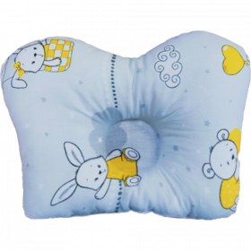 По­душ­ка дет­ская «Баю-Бай» Air, ПШ12Air6, серо-желтый, 35х25 см