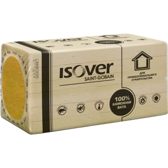 Теплоизоляция «Isover» Facade-master, 1000х600х100 мм, уп = 1.8 м2