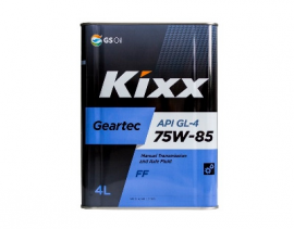 Масло трансмиссионное Kixx Geartec FF GL-4 75W-85 (Gear Oil HD) /4л