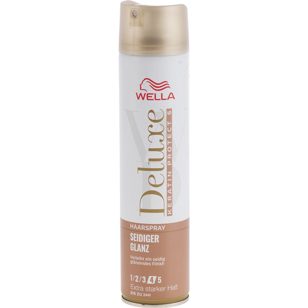 Лак для волос «Wella» Deluxe, экстрасильной фиксации, шелковый блеск, 250 мл