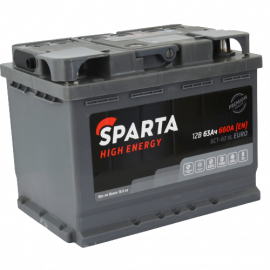 Аккумулятор SPARTA High Energy 6СТ-63 Евро