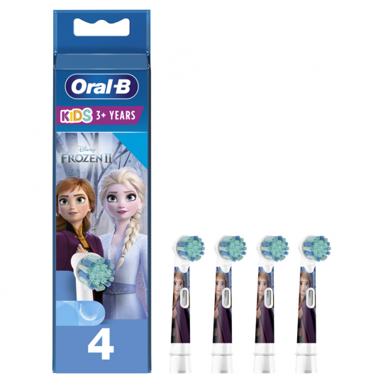 Насадки детские для электрических зубных щеток Oral-B Braun Stages Kids Холодное Сердце / Frozen EB10S-4 4 шт.
