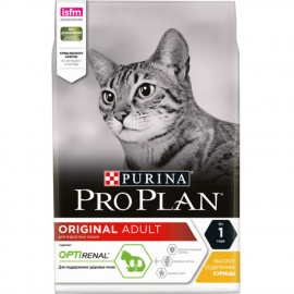 Корм для кошек «Pro Plan» для взрослых кошек, курица, 3 кг