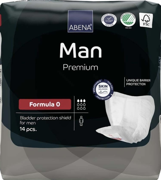 Прокладки урологические Abena Man Formula 0 14 шт. х8 упак.