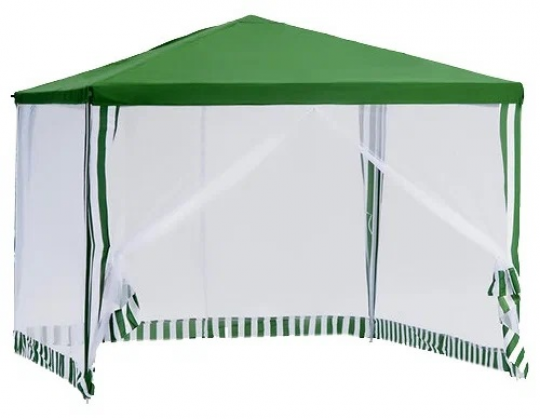 Садовый тент шатер со стенками и москитной сеткой размером 250 х 250 х 240 см
