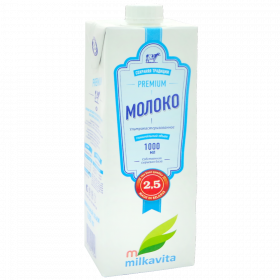 Молоко пи­тье­вое «Мил­ка­ви­та» уль­тра­па­сте­ри­зо­ван­ное, 2.5 %