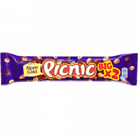Шо­ко­лад­ный ба­тон­чик «Picnic» Big, с ара­хи­сом и изюмом, 76 г
